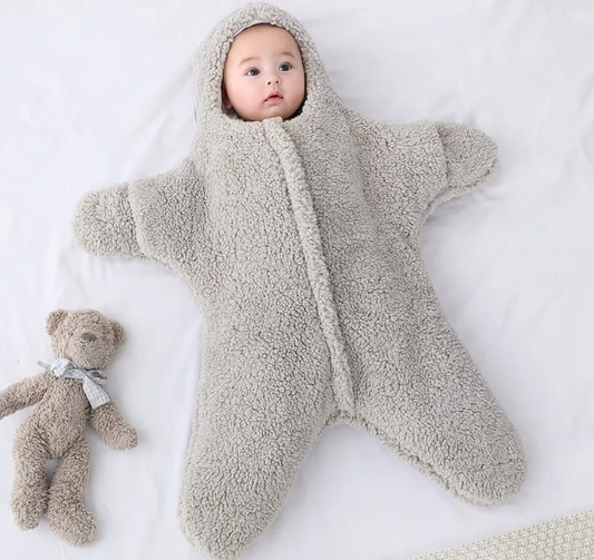 Baby Cuddling Quilt – Ultra‑Soft Pentagram Comfort Blanket for Newborns